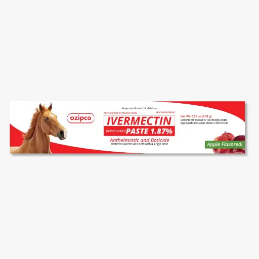 1 × IVERMECTIN Paste 1.87% – Anti-parasitic Oral Dewormer